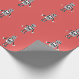 Papier Cadeau Robot de dessin