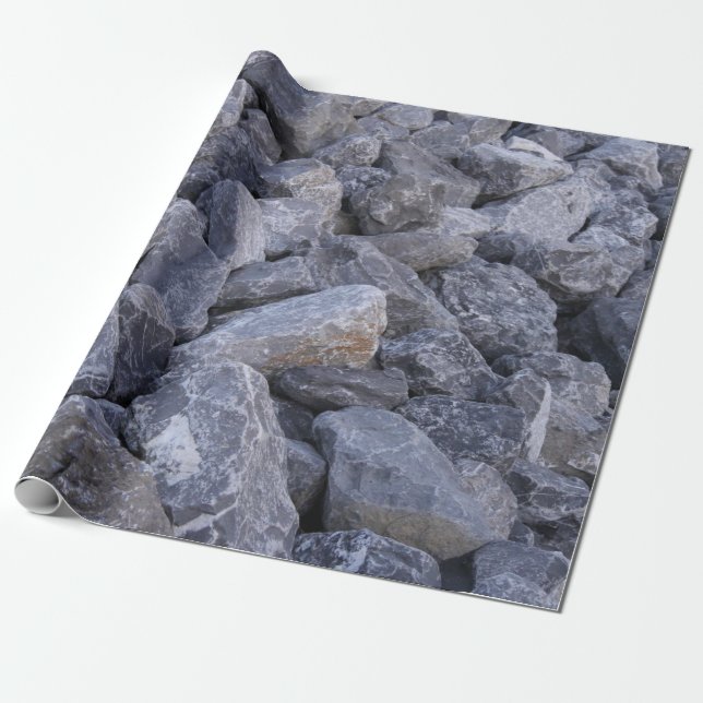 Papier Cadeau Rochers, (Déroulé)