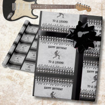 Rock Star Music Anniversaire Guitariste Anniversai