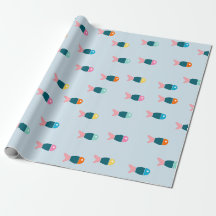 Rôle de cadeau poissons