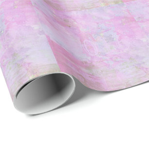 Papier Cadeau Romantique Doux Bonne Année 2016 Rose doux