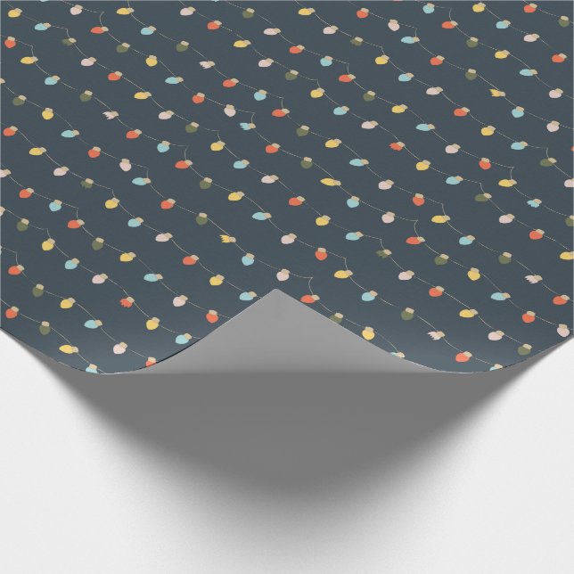 Papier Cadeau Rondes rétro (Coin)