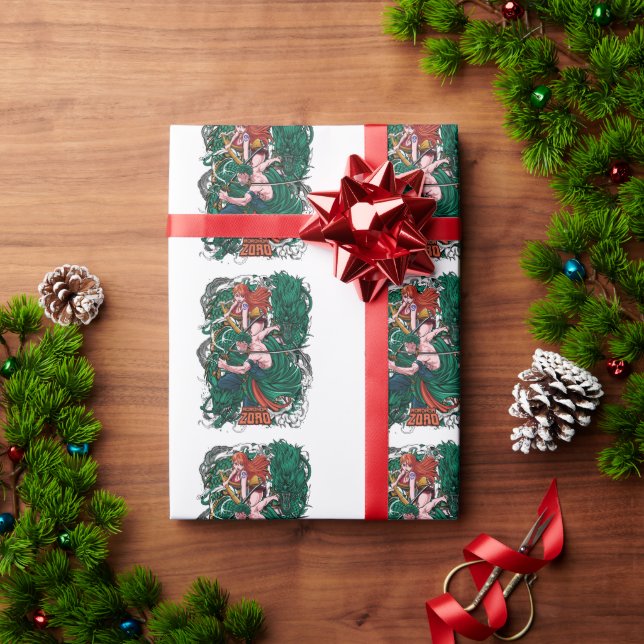 Papier Cadeau Roronoa Zorro One Piece (Cadeau de vacances)