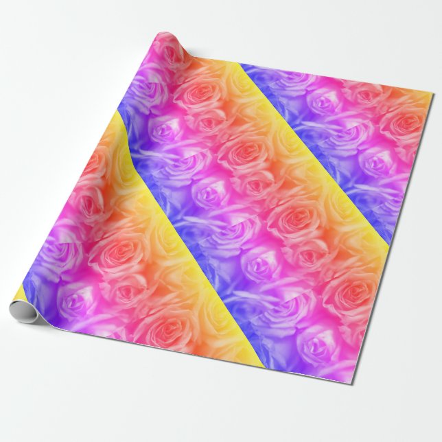 Papier Cadeau Rose (Déroulé)