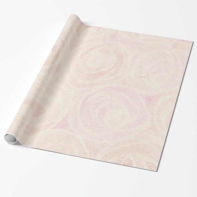 Papier Cadeau Rose (Déroulé)