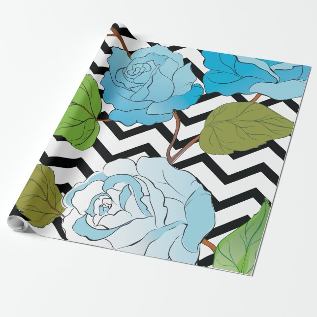 Papier Cadeau Rose 13 (Déroulé)