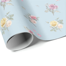 Rose Bleue Douce Aquarelle Florale