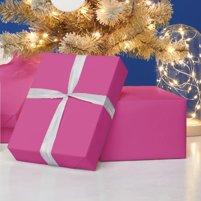 Papier Cadeau Rose chaud (Vacances)