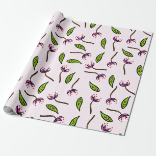 Papier Cadeau Rose comme couture
