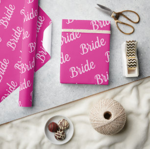 Papier Cadeau Rose de mariée