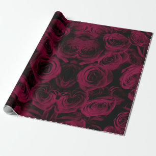 Papier Cadeau Rose foncé magenta rouge bordeaux