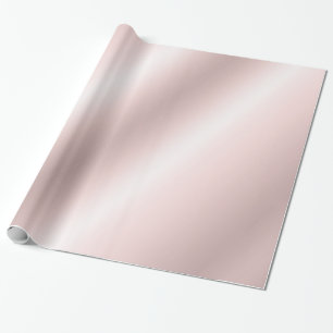 Papier Cadeau Rose Gold Glamour Élégant Modèle Cadeau Brillant