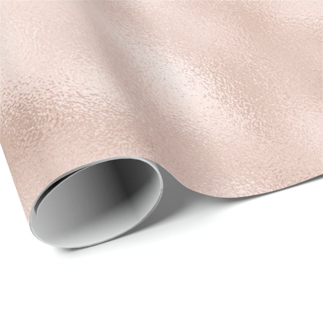 Papier Cadeau Rose pâle  (Coin rond)