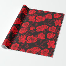 Rose rouge Motif sans couture