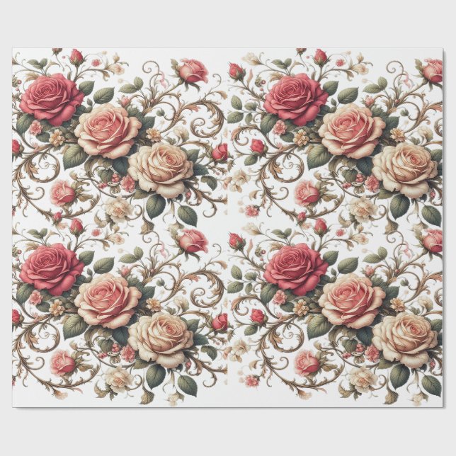 Papier Cadeau Rose Symphony (Plat)