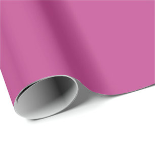 Papier Cadeau Rose Violet couleur solide Impression, rose magent