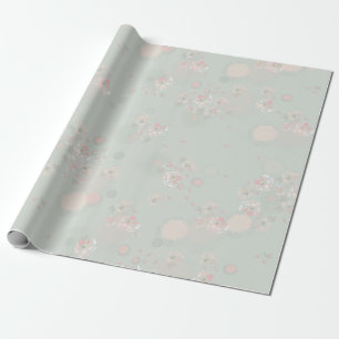 Papier Cadeau Roses de thé de douceur
