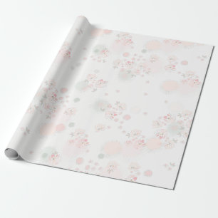 Papier Cadeau Roses de thé de douceur