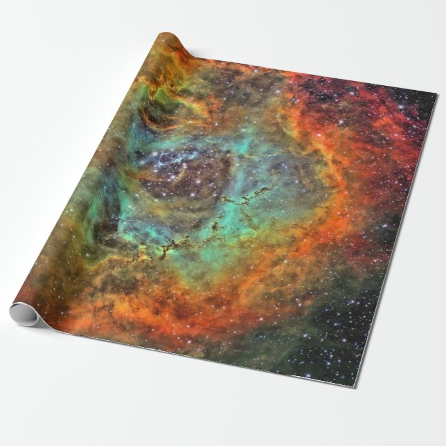 Papier Cadeau Rosette Nebula (Déroulé)