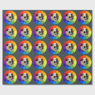 Papier Cadeau Roue chromatique arc-en-ciel