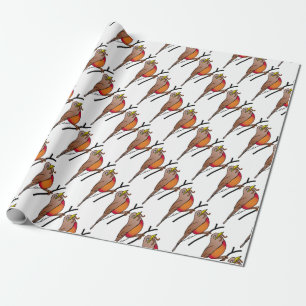 Papier Cadeau rouge-merle