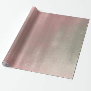 Papier Cadeau Rouge Rose Monnaie Bleue Vert Gris Verre Ombre