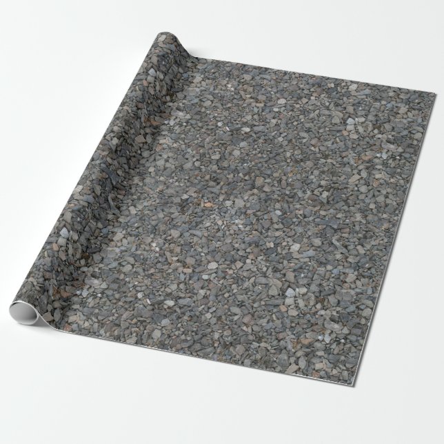 Papier Cadeau Rough Course Rocky Gravel (Déroulé)