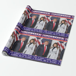 PAPIER CADEAU ROULE DE BOULEVERSEMENT DE CADEAUX MELANIAIS