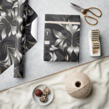 Rouleau de papier à enveloppement noir