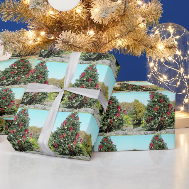 Papier Cadeau Rouleau de papier d'enveloppement de l'arbre de No (Vacances)