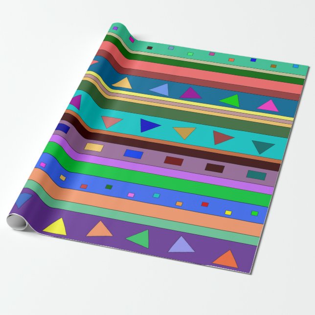 Papier Cadeau Rouleaux papier à enveloppement Fiesta (Déroulé)