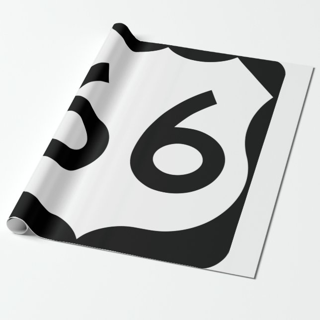Papier Cadeau Route 66 (Déroulé)