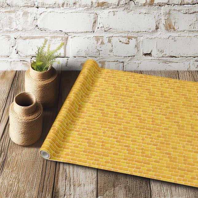 Papier Cadeau Route de la brique jaune (Créateur téléchargé)