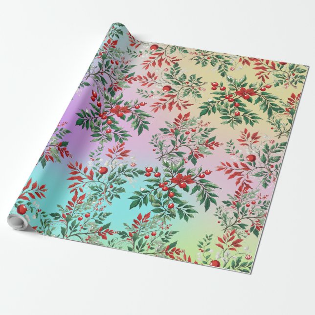 Papier Cadeau Rowan de Noël (Déroulé)