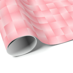Papier Cadeau Rubans de satin - Rose coquillage
