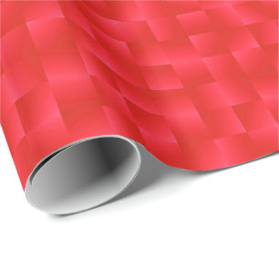 Papier Cadeau Rubans satinés - Rouge foncé