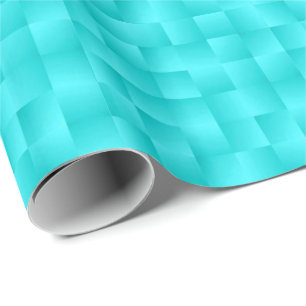 Papier Cadeau Rubans satinés - Turquoise