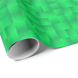 Papier Cadeau Rubans Satinés - Vert Émeraude