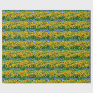 Papier Cadeau Rudbeckia Hirta Et Lavender