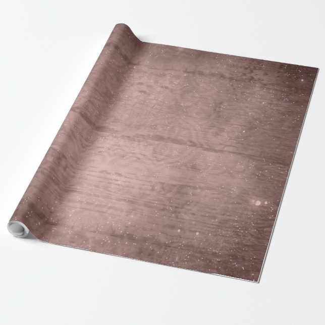 Papier Cadeau Rustic Country Chic Brown (Déroulé)