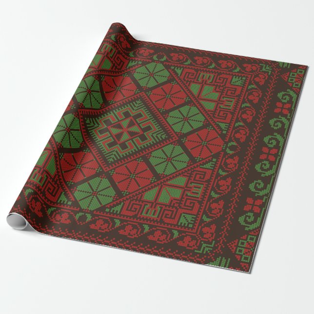 Papier Cadeau Sac fourre-tout (Déroulé)