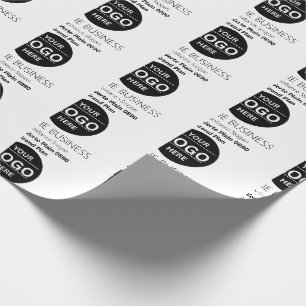 Papier Cadeau Sac personnalisé avec logo de base, sac fourre-tou