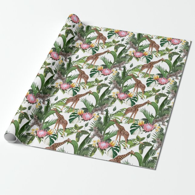 Papier Cadeau Safari sauvage (Déroulé)