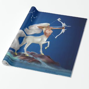 Papier Cadeau Sagittaire mystique