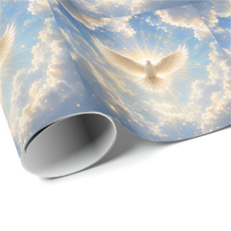 Papier Cadeau Saint-Esprit Colombe Céleste / Espiritu Santo