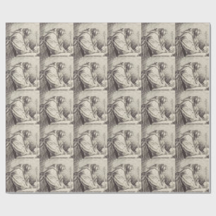 Papier Cadeau Saint François d'Assise Fondateur des Franciscains