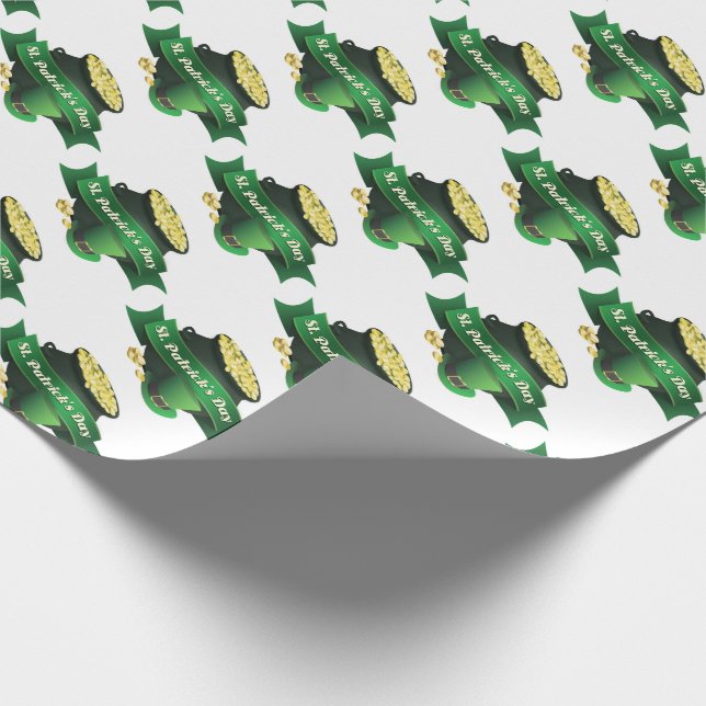 Papier Cadeau Saint Patrick's Day (Coin)