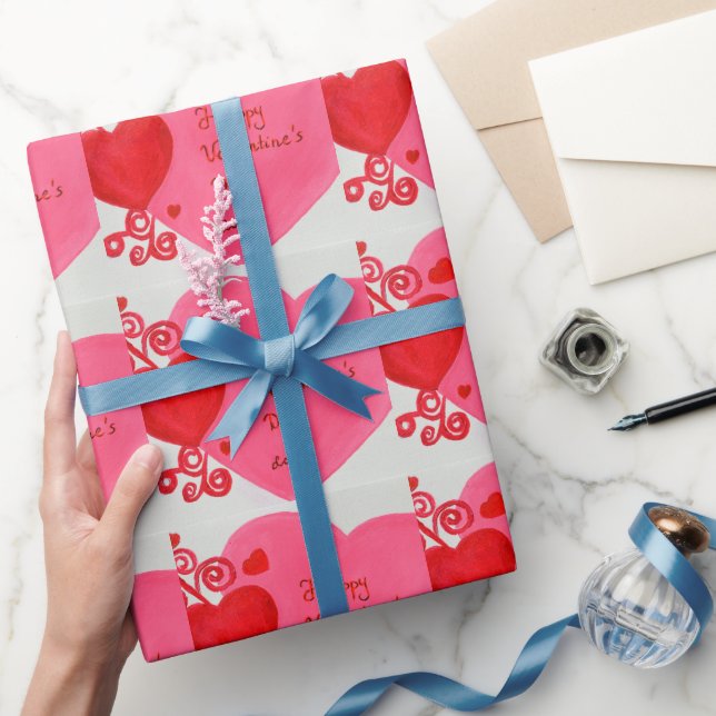 Papier Cadeau Saint Valentin (Cadeaux)