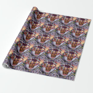 Papier Cadeau Saint-Valentin Chien Vizsla