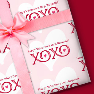 Papier Cadeau Saint-Valentin personnalisé